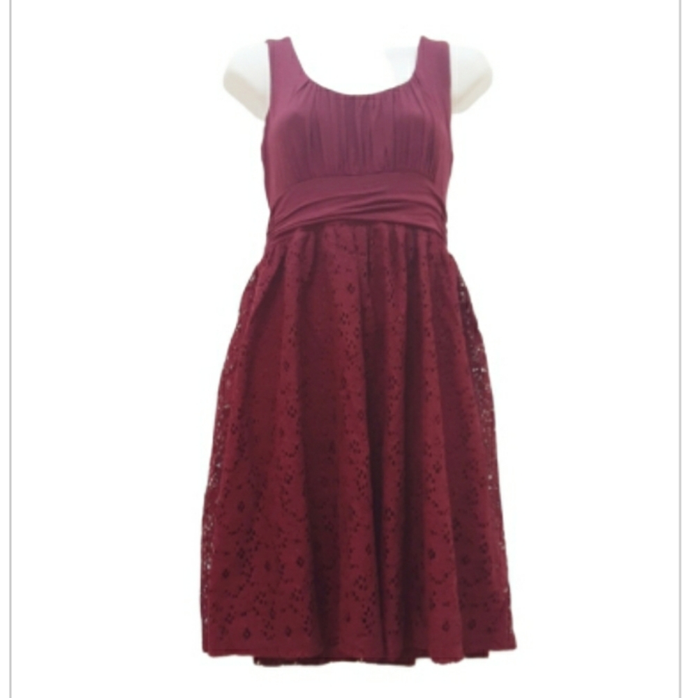 {Modcloth} Wine Colored Dress